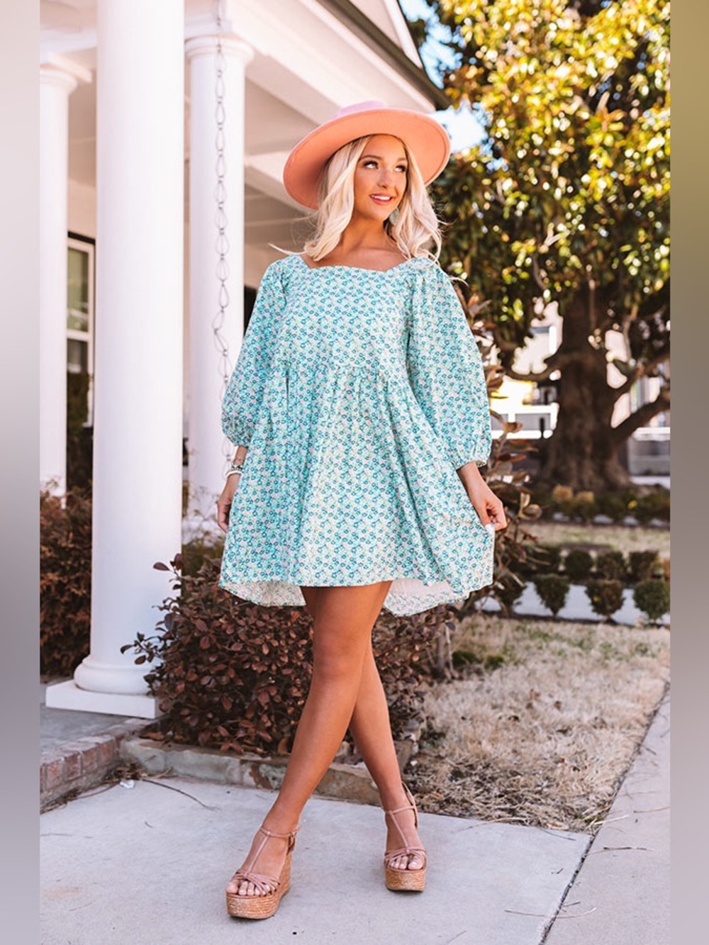 Storia NEW Market flowers shift short dress size medium